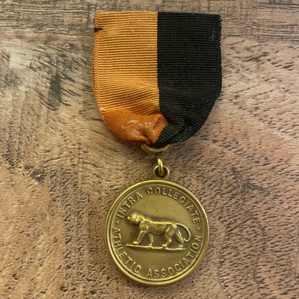 Very RARE Antique 1922 Princeton Baseball Ribbon Medal